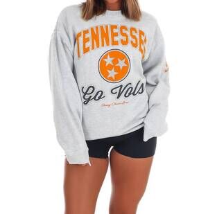 NEW ’47 stoney clover lane tennessee relay glitter arch oversized sweatshirt in